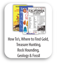 How to Books, Where to Find Gold Books, Treasure Hunting Books, Rock Hounding Books, Geology and Fossil Books